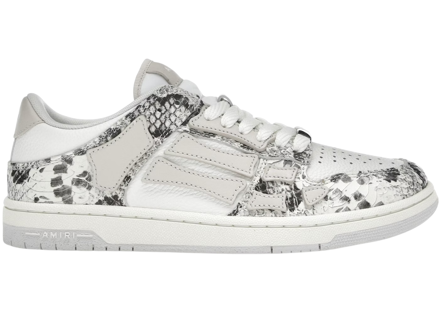 AMIRI Skel Top LOW Serpiente Alabastro