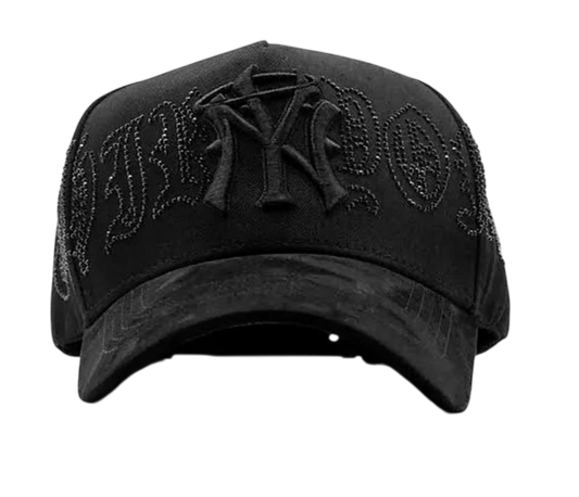 31 HATS CRYSTALS BLACK