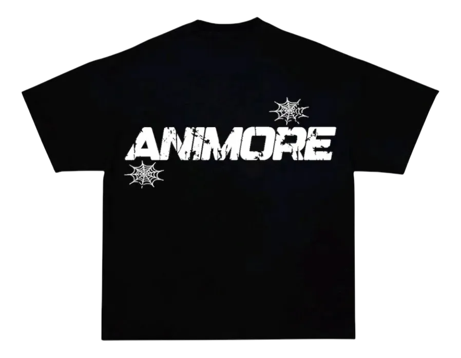 Anymore Spider Tee "BLACK"