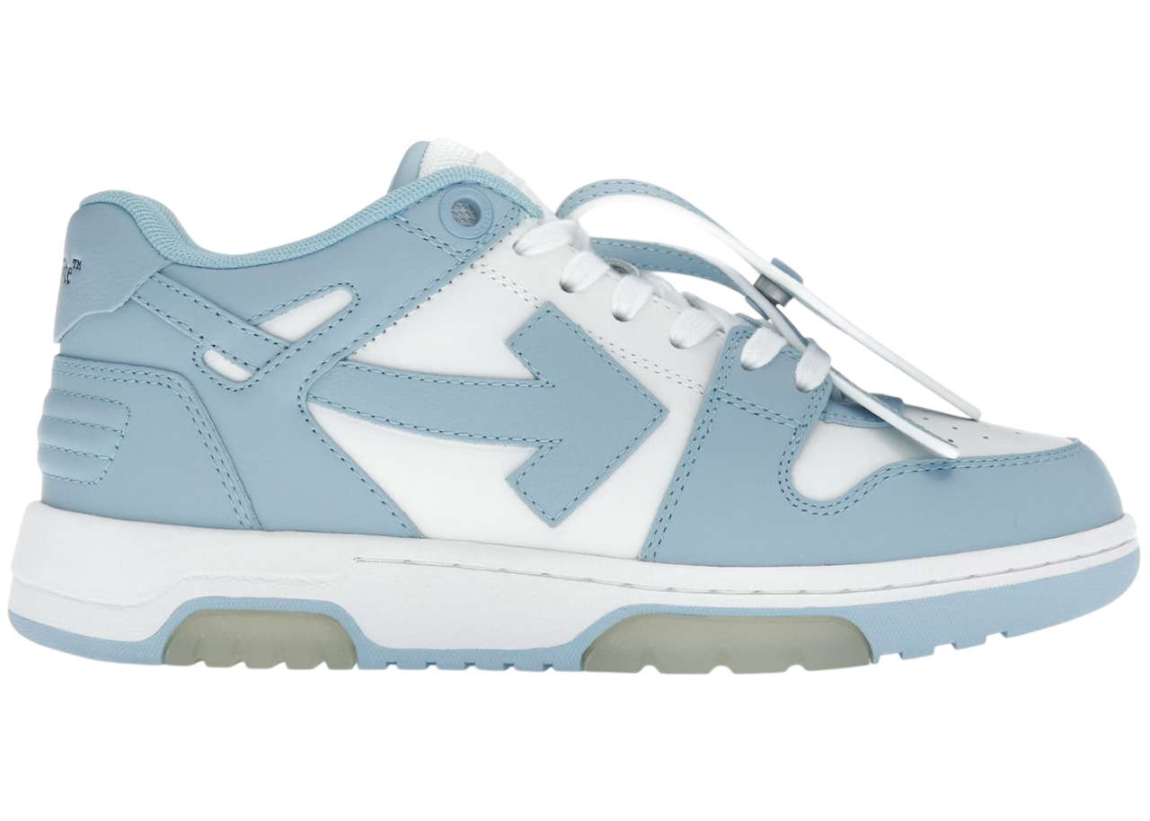 OFF-WHITE Out Of Office OOO Azul claro Blanco