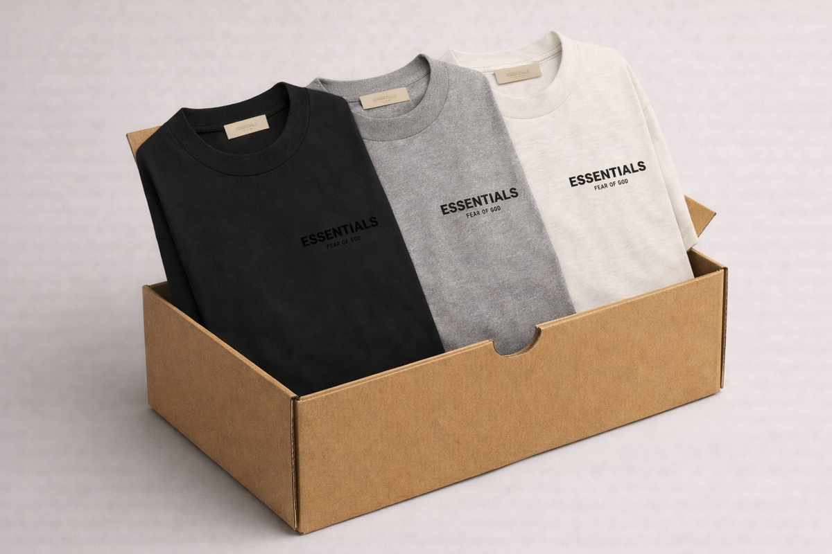 PACK 5 PLAYERAS ESSENTIALS